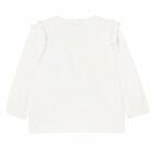 تيشيرت باللون العاجى للبنات, 2, hi-res