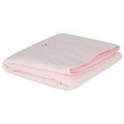 بطانية أطفال بشعار تيدي بير باللون الوردي للبنات, 2, hi-res