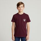 Boys Burgundy Logo T-Shirt, 1, hi-res