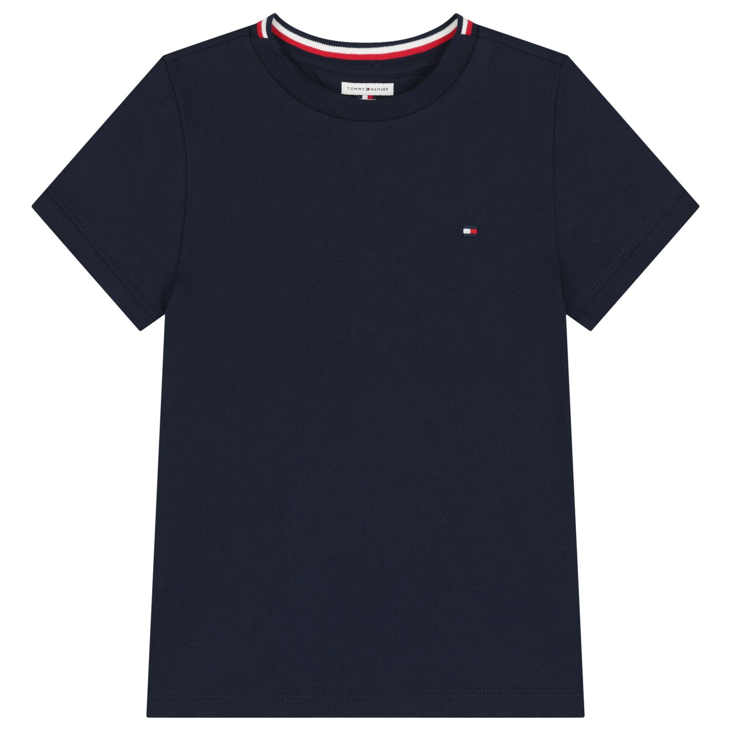 Boys Navy Blue Logo T-Shirt, 1, hi-res