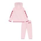 Baby Girls Pink Logo Tracksuit, 2, hi-res