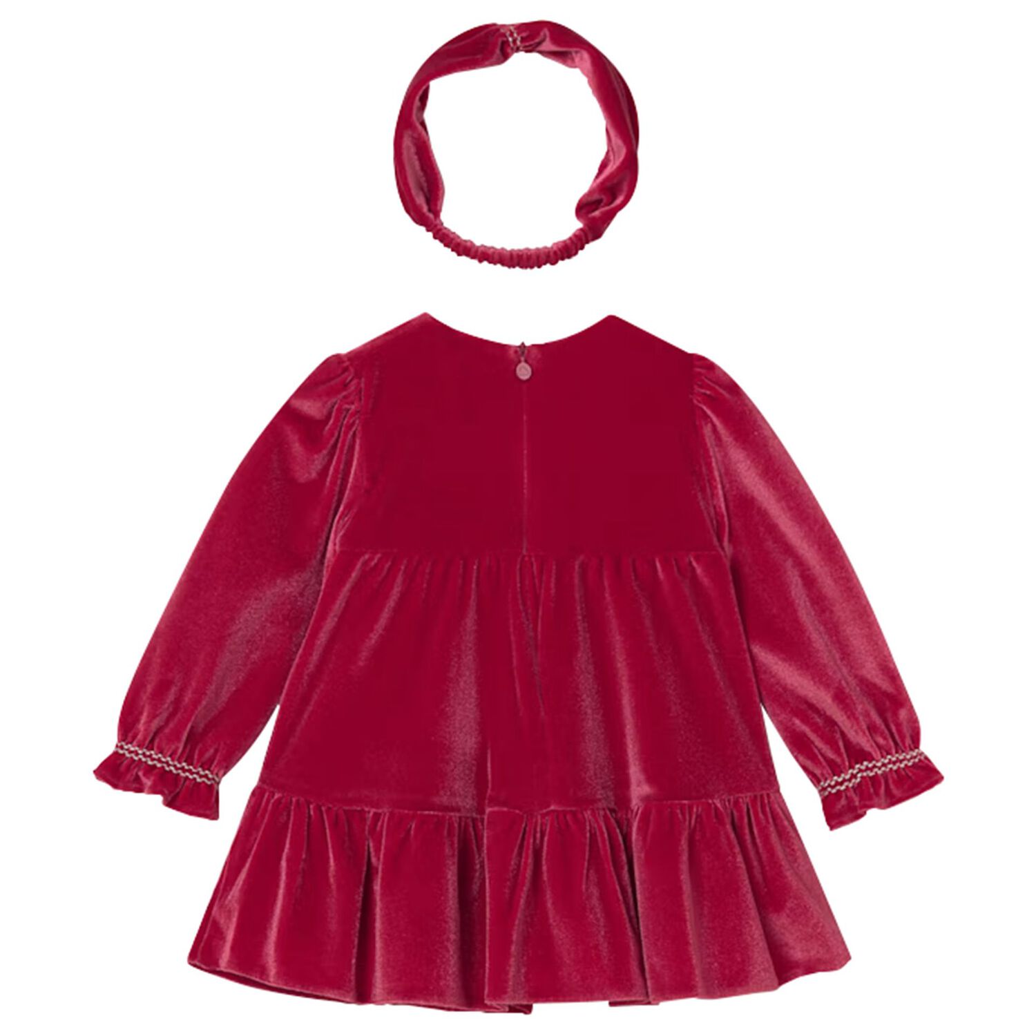 مجموعة فستان أحمر للفتيات الصغيرات, 3, hi-res image number null