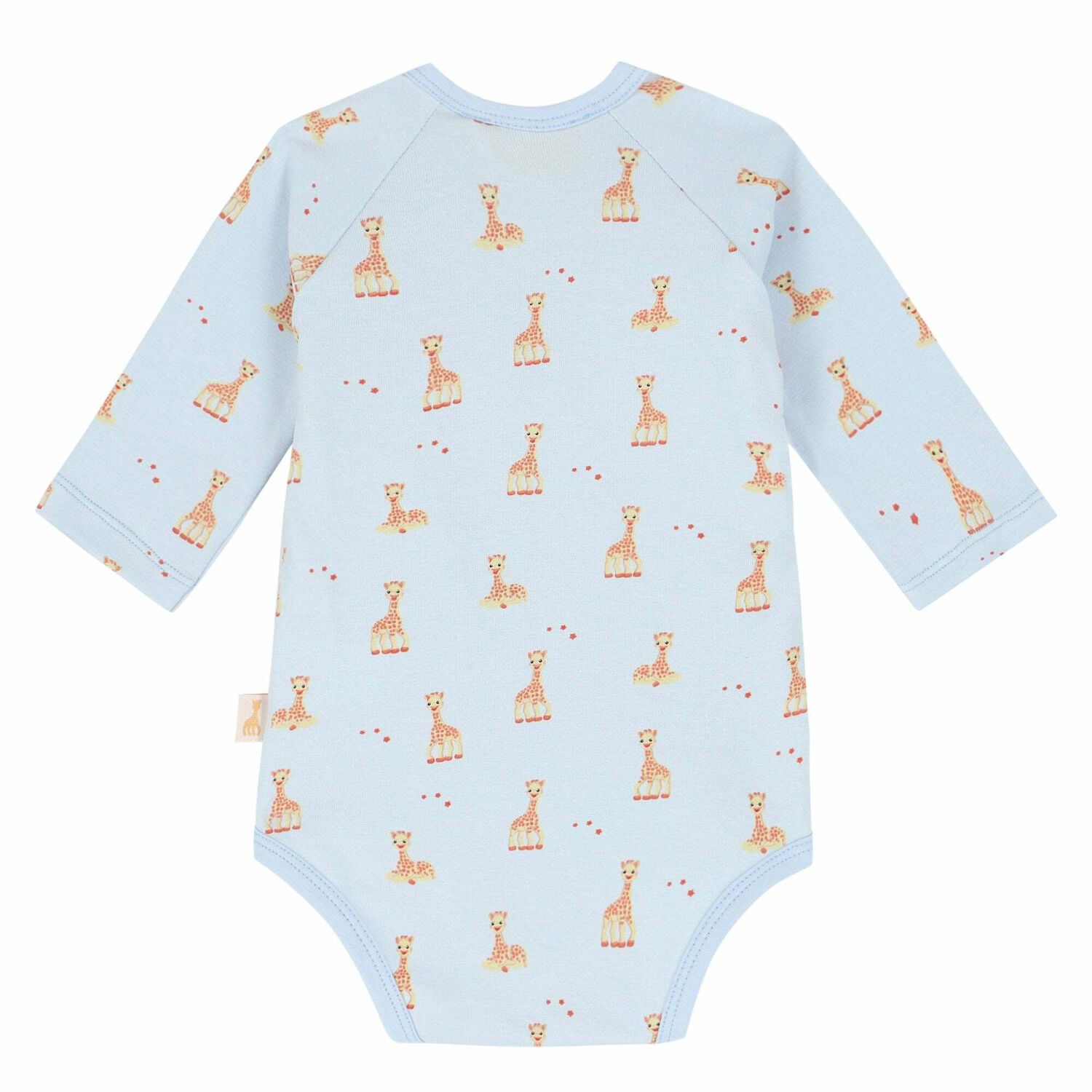 Baby Boys Blue Logo Bodysuit, 1, hi-res