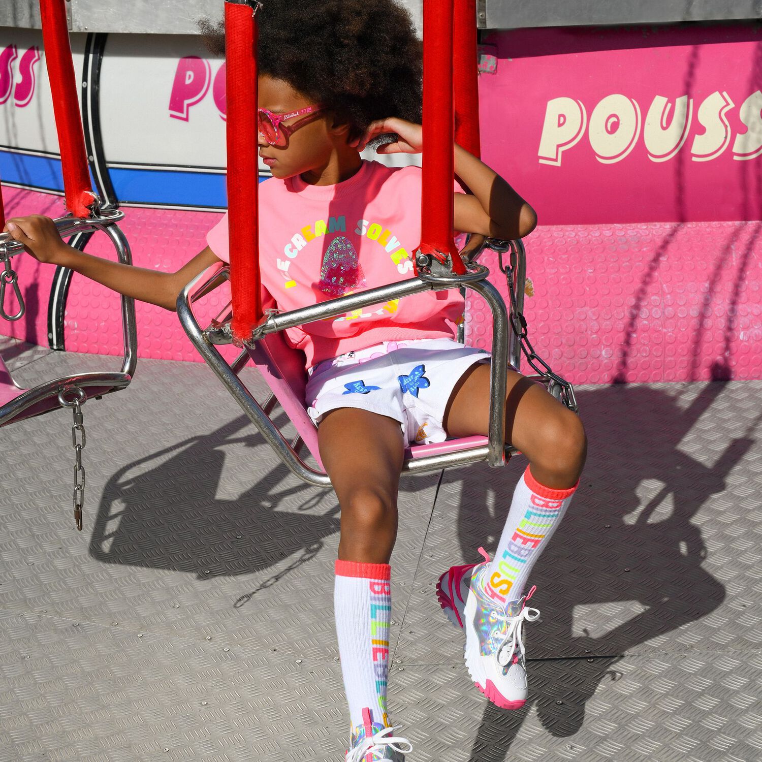 Girls Pink Sequin Top, 1, hi-res image number null