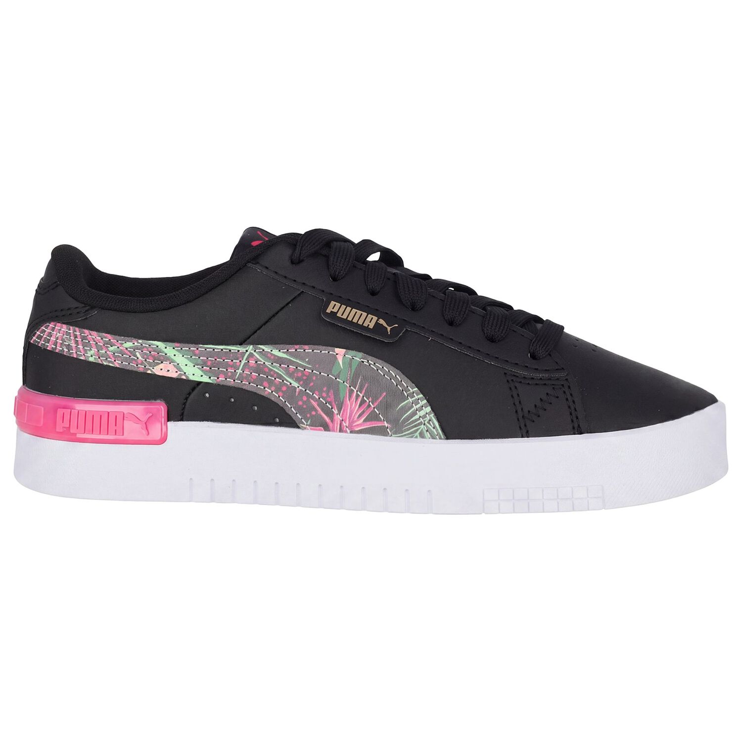 Girls Black Jada Vacay Queen Trainers, 1, hi-res