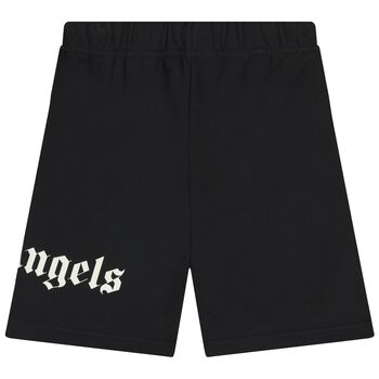 Boys Black Logo Shorts