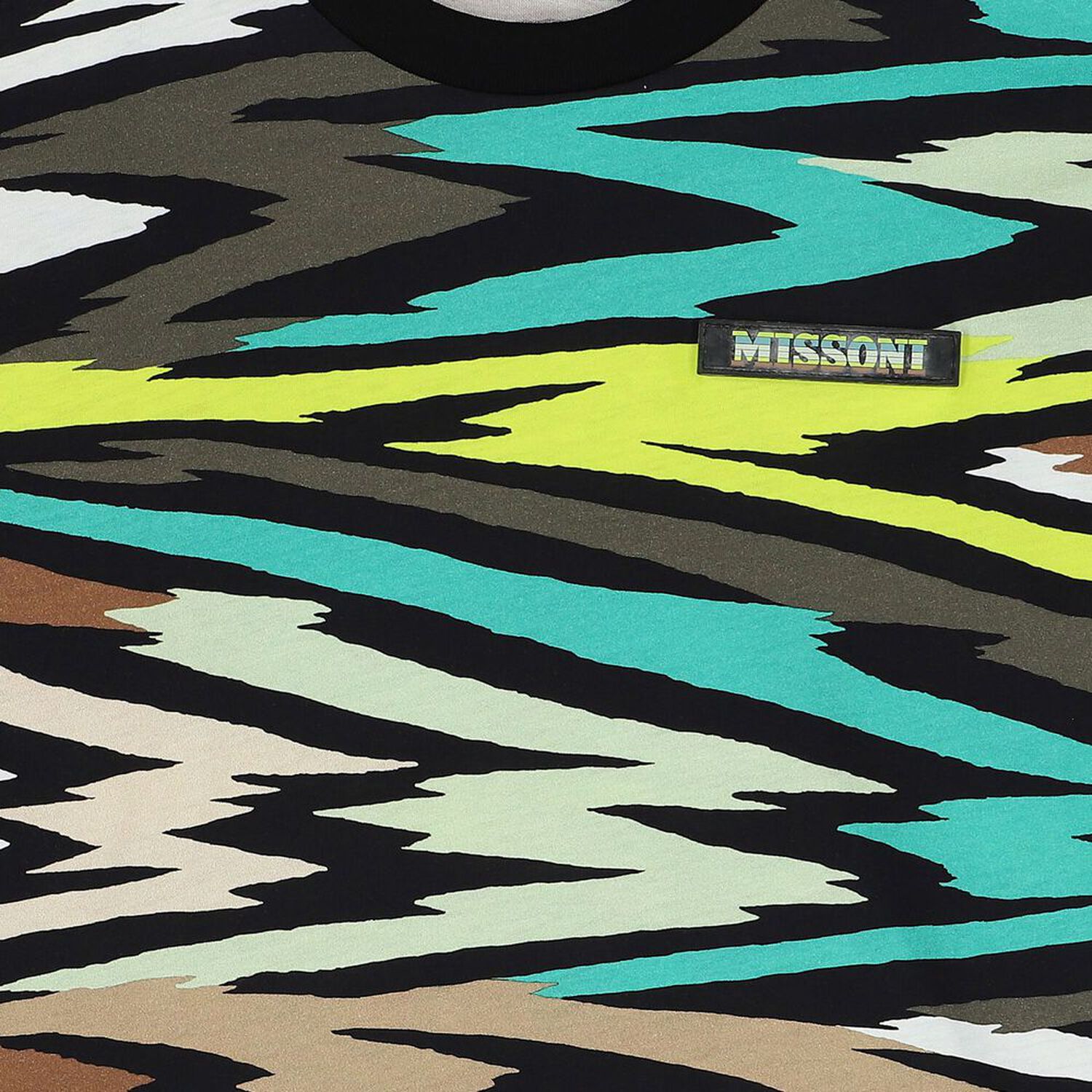 تيشيرت أولاد بخطوط متعرجة متعدد الألوان, 1, hi-res