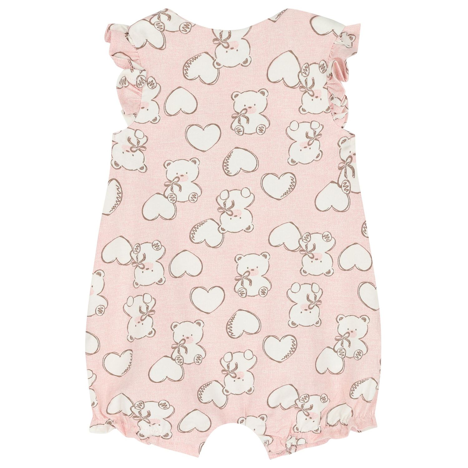 Baby Girls Pink & White Rompers ( 3-Pack ) , 1, hi-res