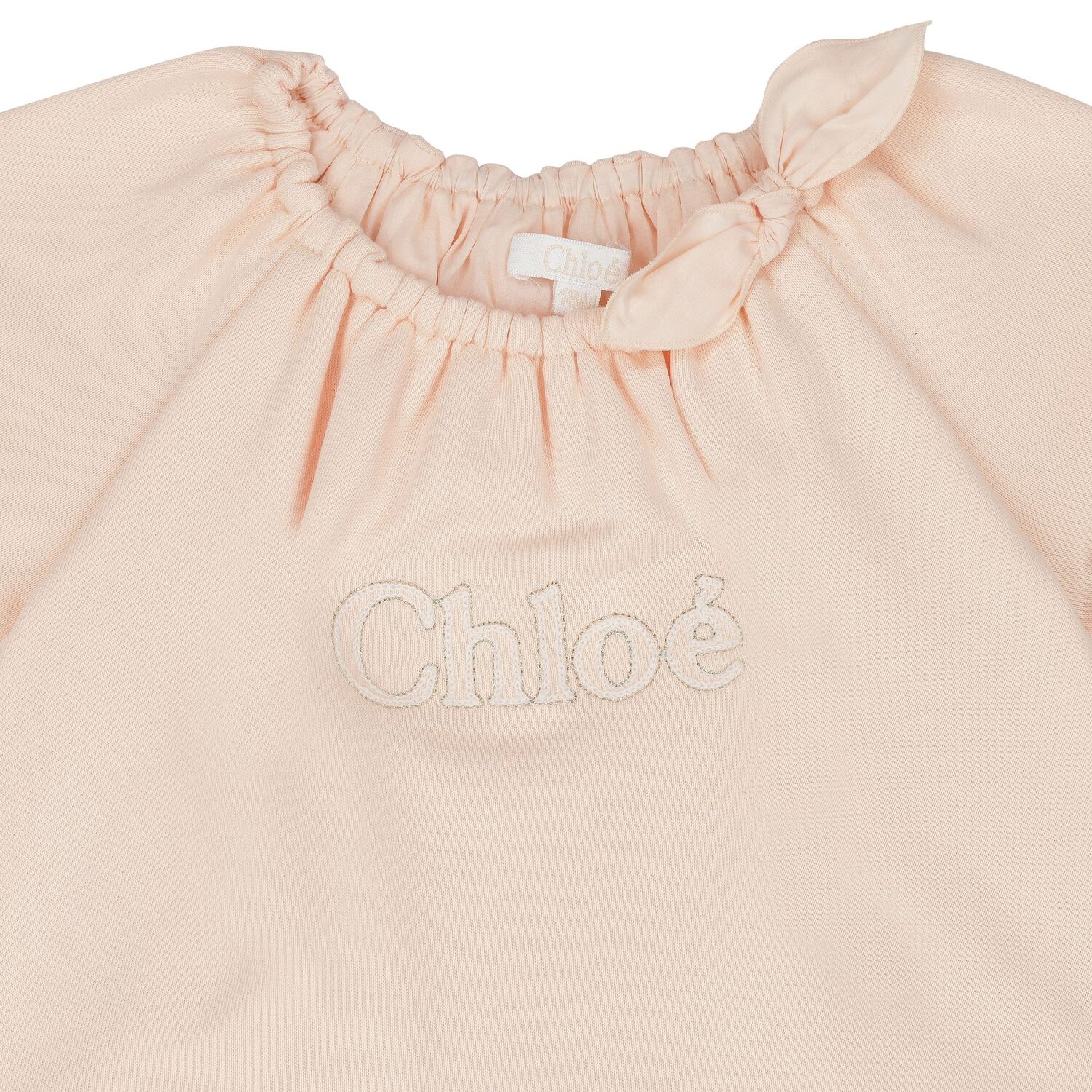 Baby Girls Pink Logo Romper, 1, hi-res image number null