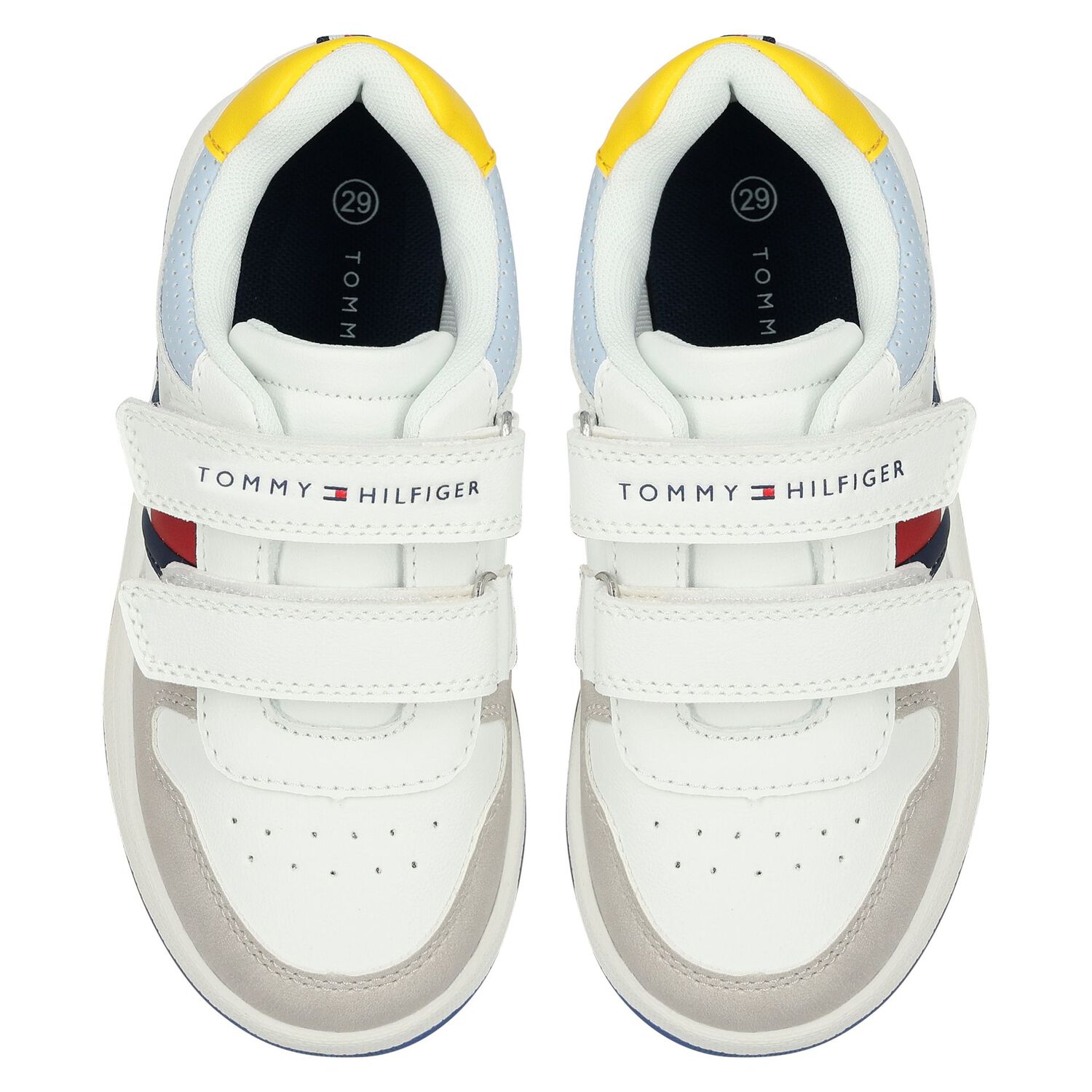 Boys White Logo Leather Trainers, 1, hi-res image number null