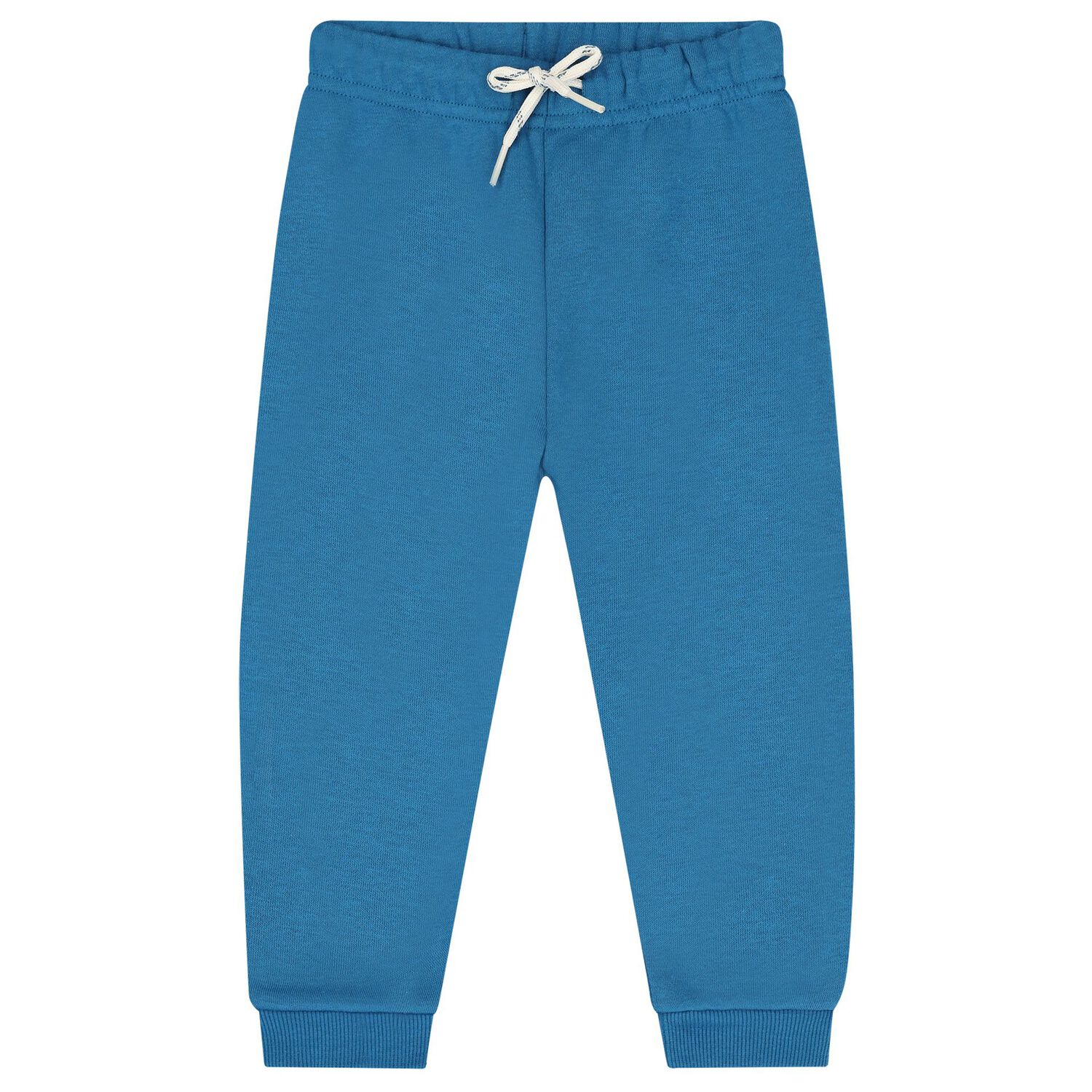 Younger Boys Ivory, Beige & Blue 3 Piece Tracksuit, 2, hi-res image number null