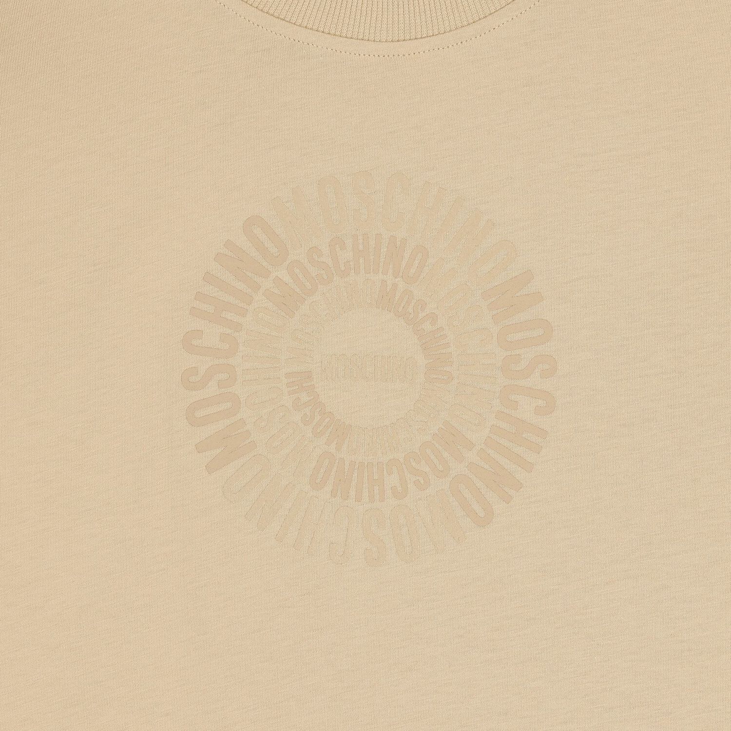 طقم شورتات للأولاد باللون البيج بشعار, 2, hi-res