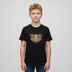 Boys Black Dragon Logo T-Shirt, 1, hi-res