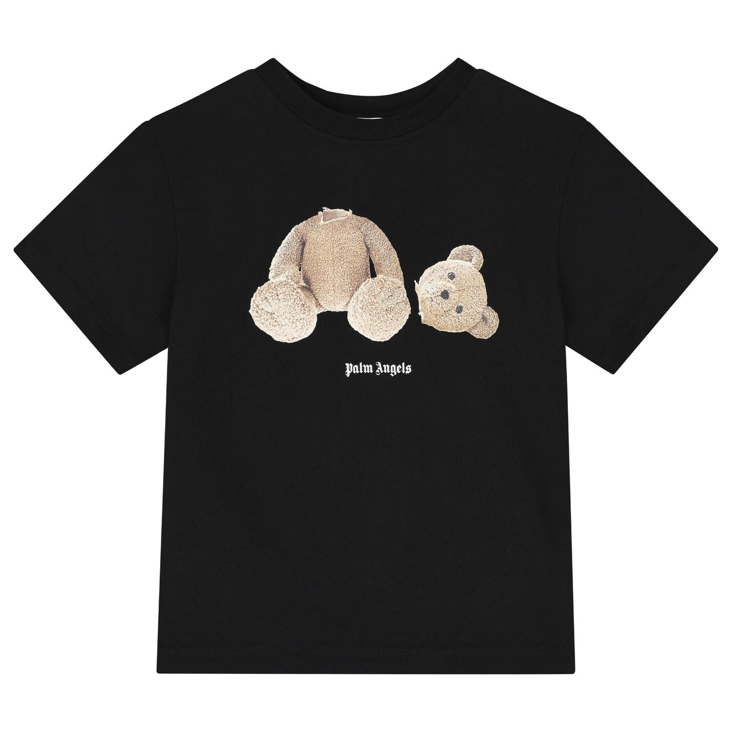Black Teddy Bear Logo T-Shirt, 5, hi-res image number null