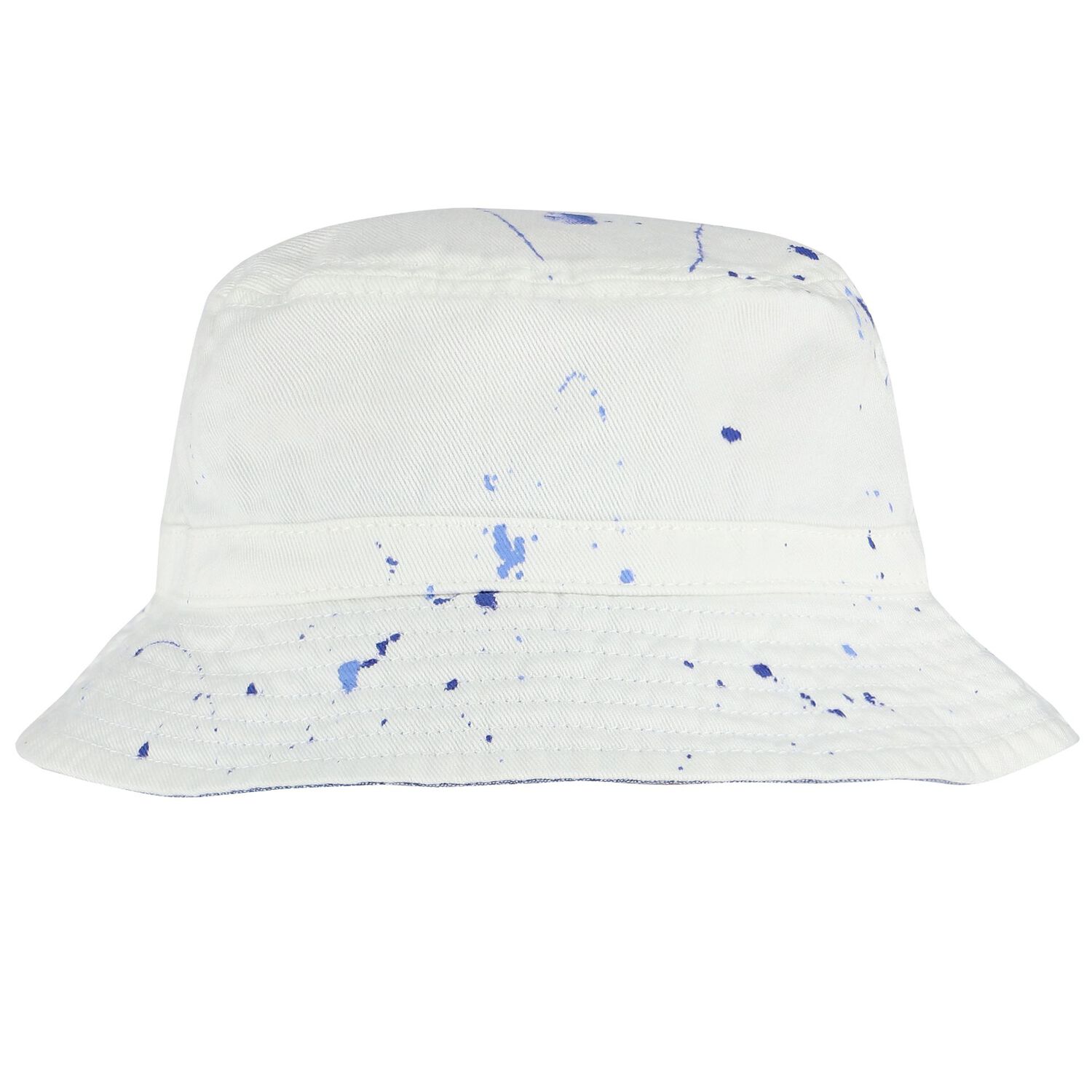 Boys White Logo Hat, 1, hi-res