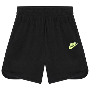 Boys Black Logo Shorts