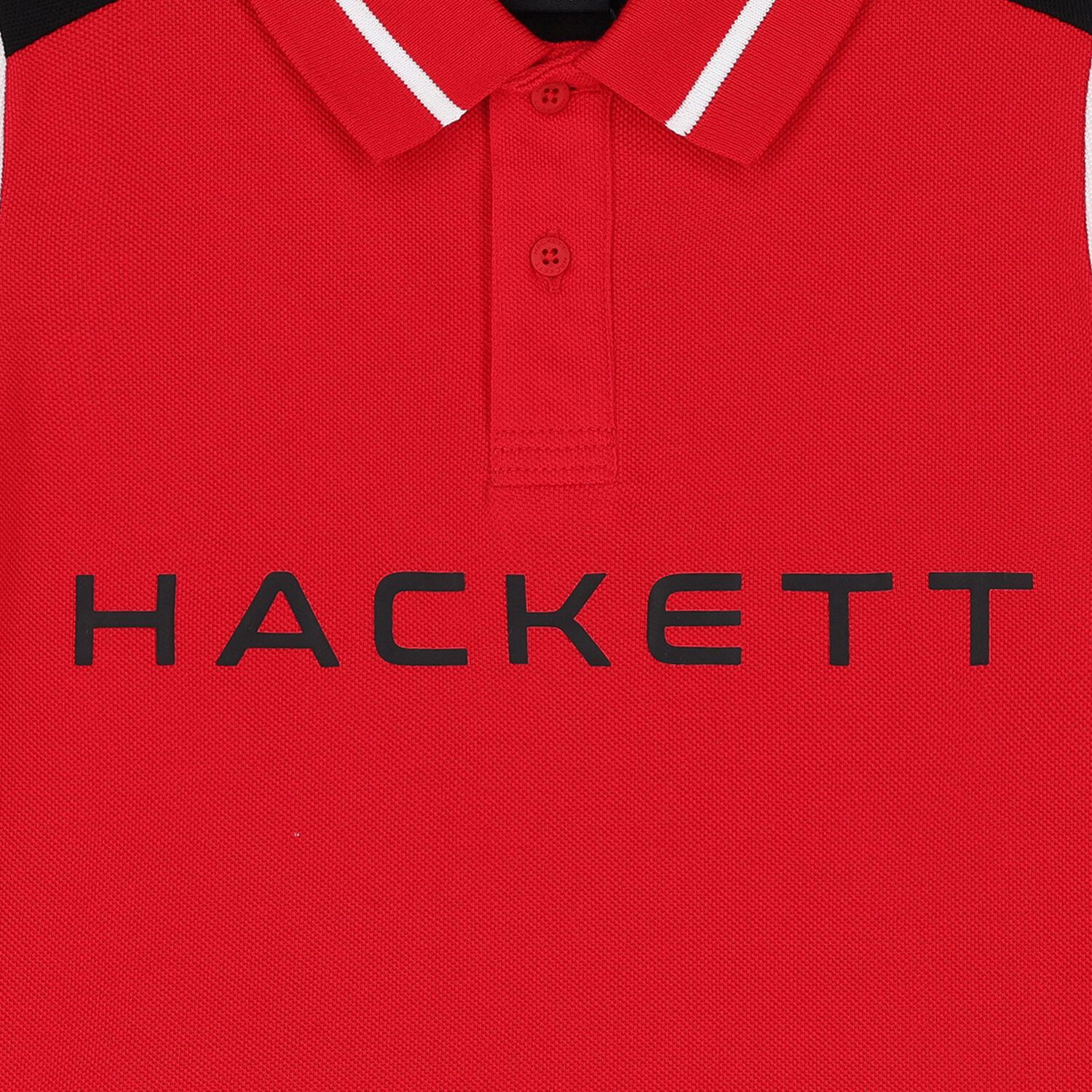تيشيرت بولو بالشعار للاولاد باللون الابيض والاحمر , 1, hi-res image number null