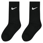 Black Logo Socks ( 3-Pack ), 2, hi-res