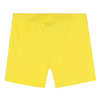 Yellow Logo Shorts