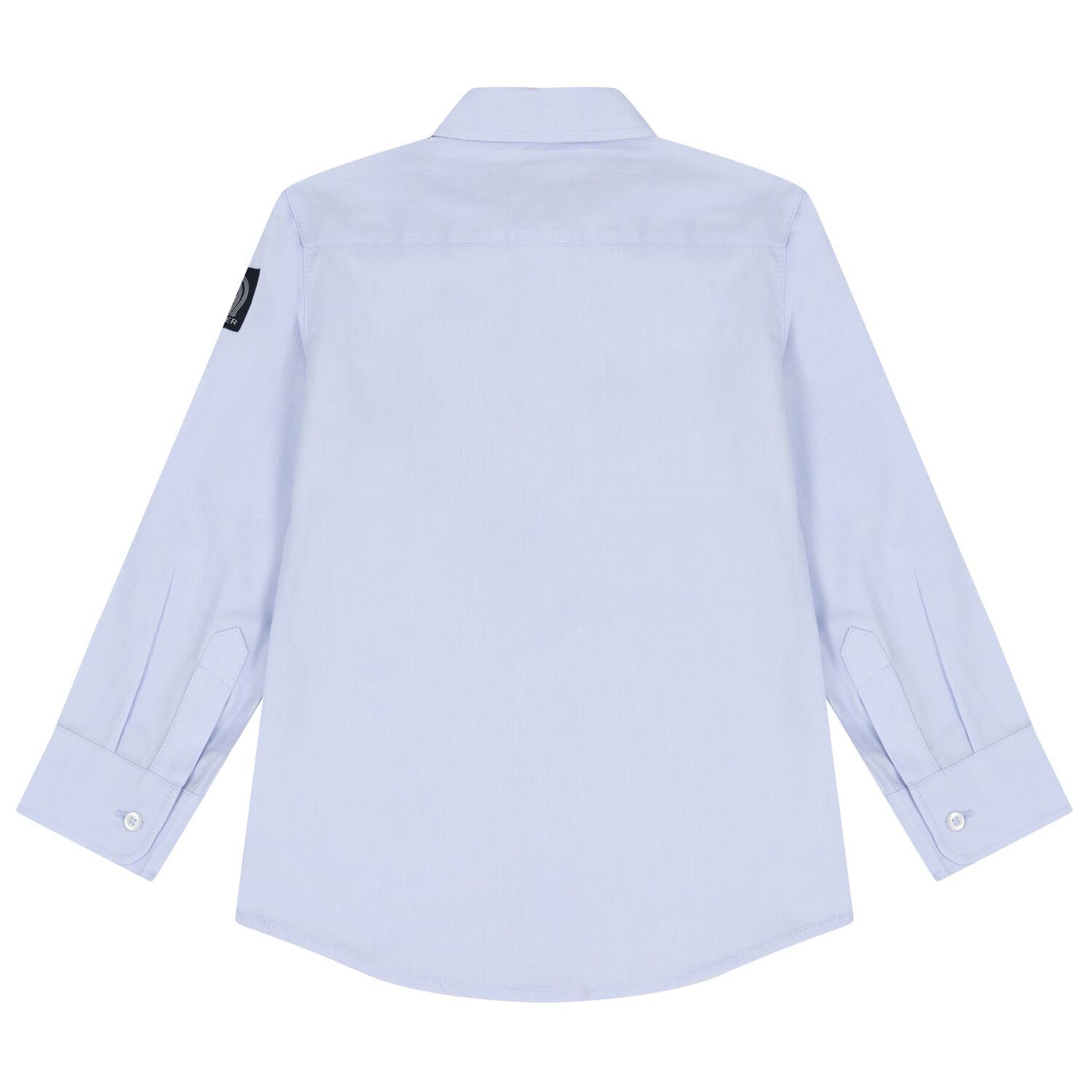 قميص  باللون أزرق بشعار للأولاد, 1, hi-res