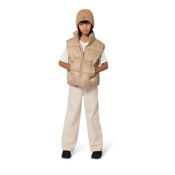 تيشيرت بنات بالشعار باللون الابيض 