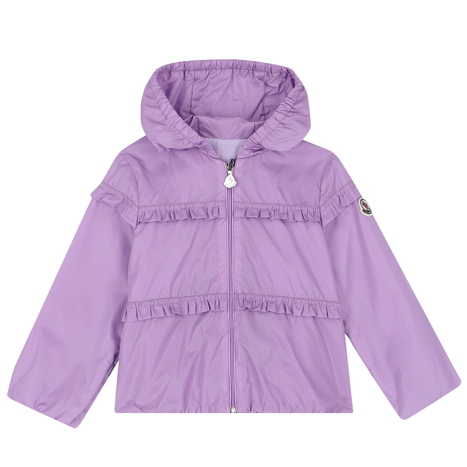 Younger Girls Purple Logo Jacket, 1, hi-res image number null