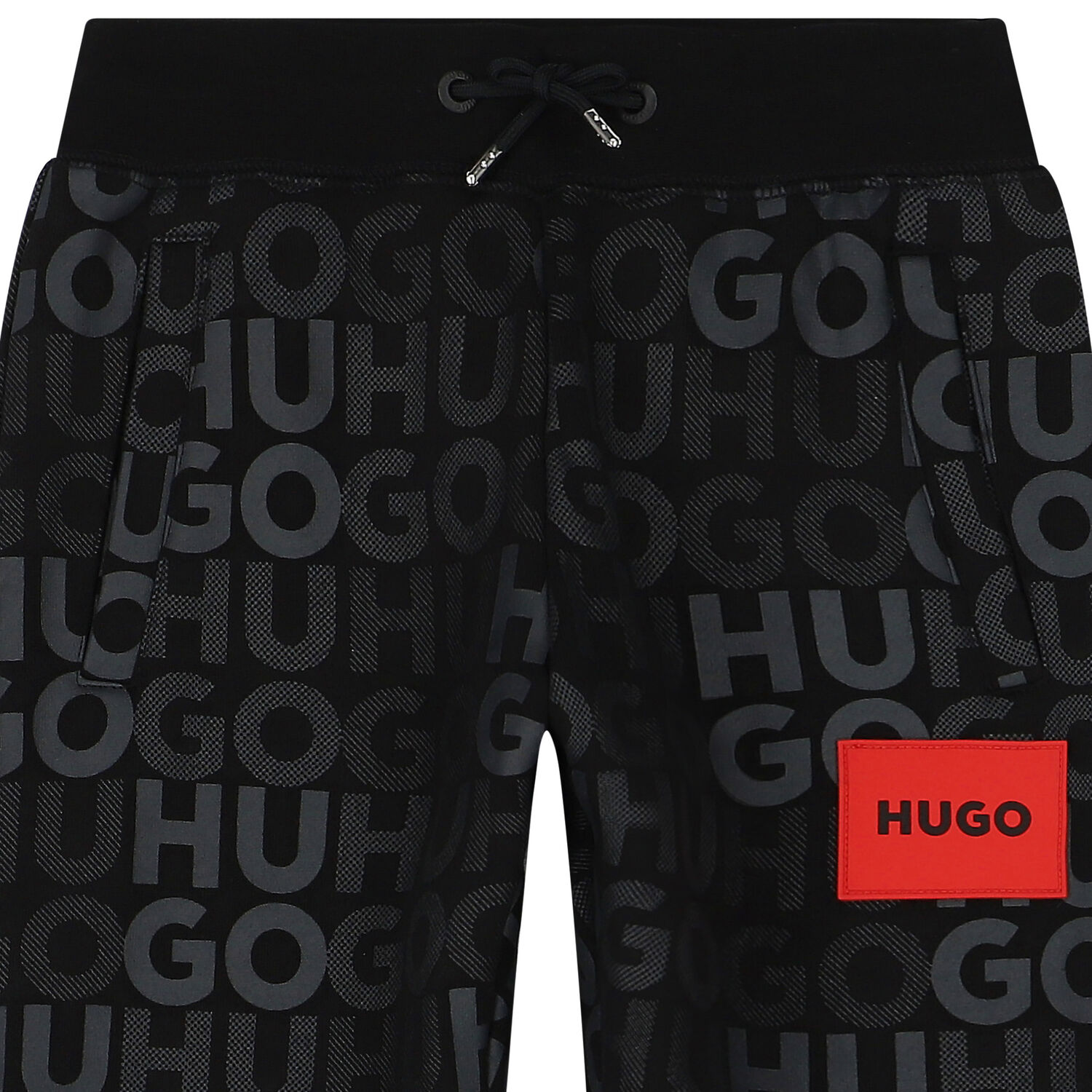 Boys Black Logo Joggers, 1, hi-res image number null