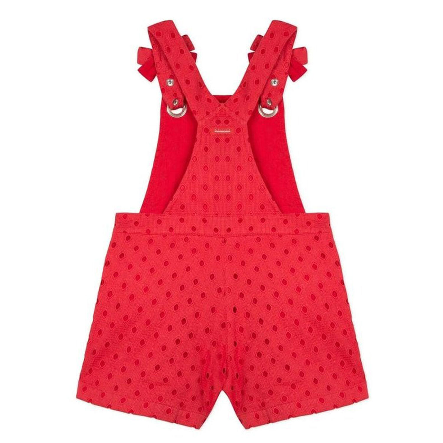 Girls Short Pink Dungarees, 1, hi-res image number null