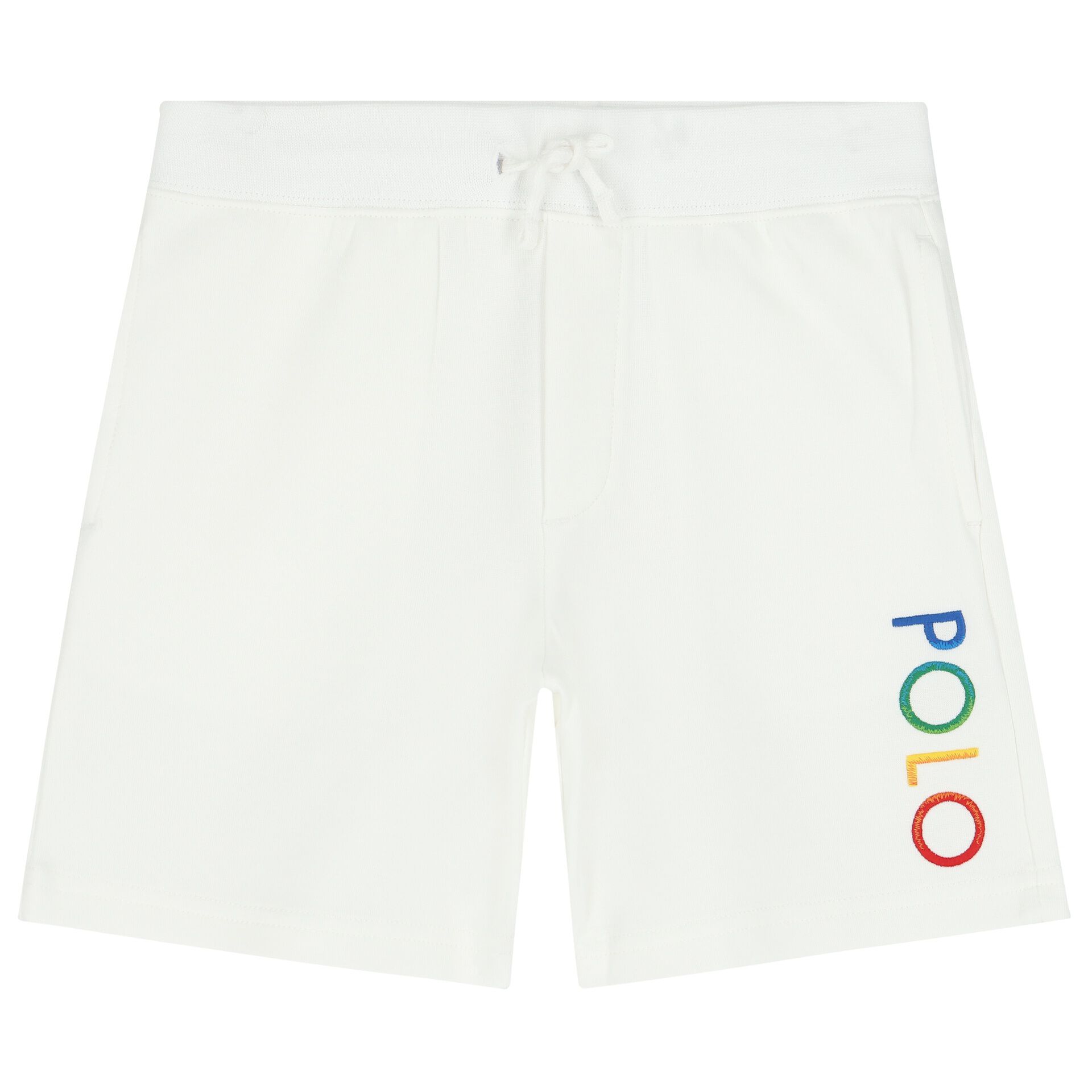 Ralph Lauren Boys White Logo Shorts Junior Couture UAE