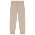 Boys Beige Hooded Tracksuit Set, 1, hi-res