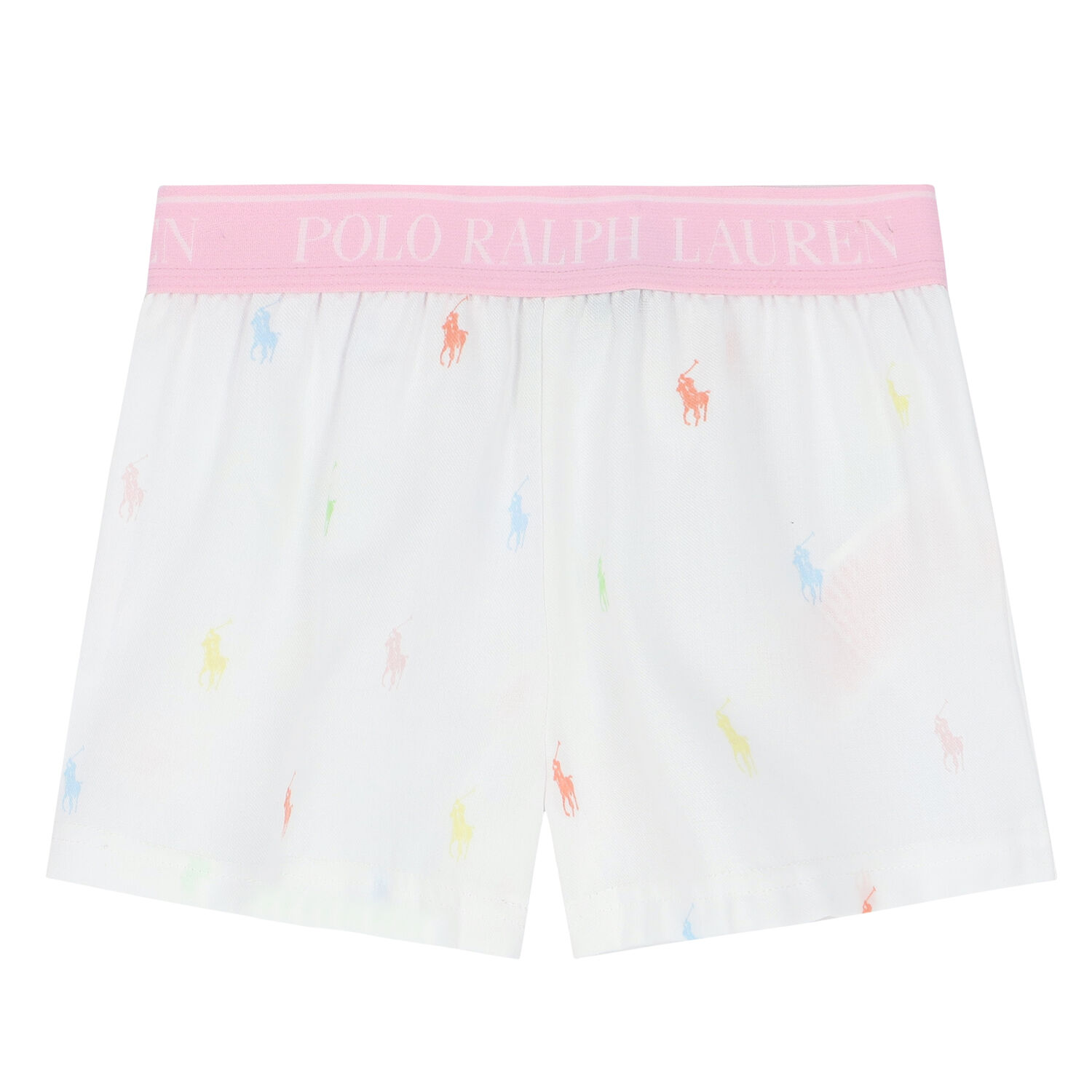 بيجاما بالشعار باللون الأبيض للبنات, 1, hi-res