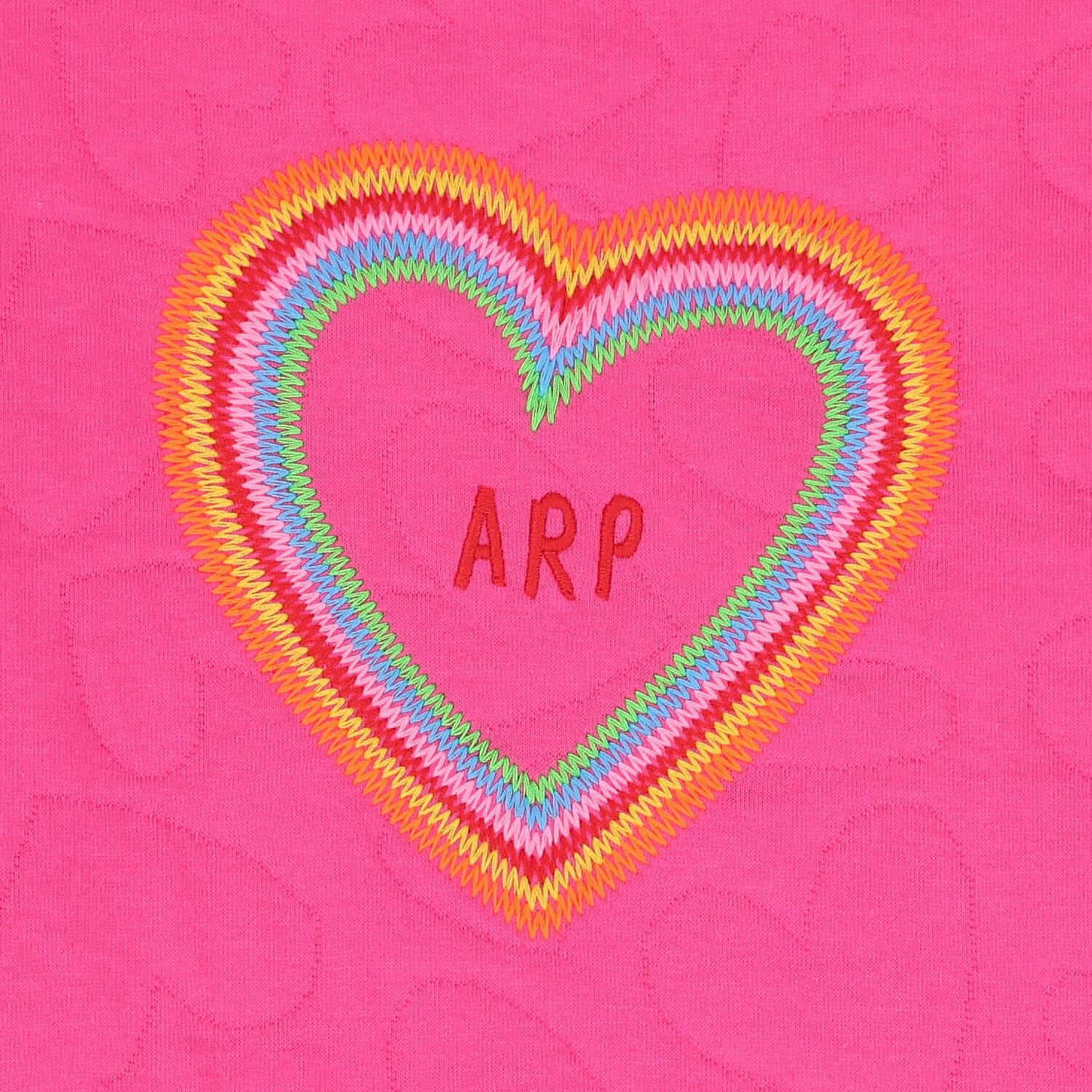  فستان بنات بشعار القلب باللون الزهري, 1, hi-res image number null