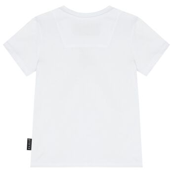 Boys White Logo T-Shirt