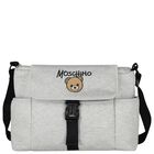 Grey Teddy Bear Logo Baby Changing Bag ( 40CM ), 2, hi-res