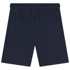 Boys White, Red & Navy Blue Shorts Set, 1, hi-res