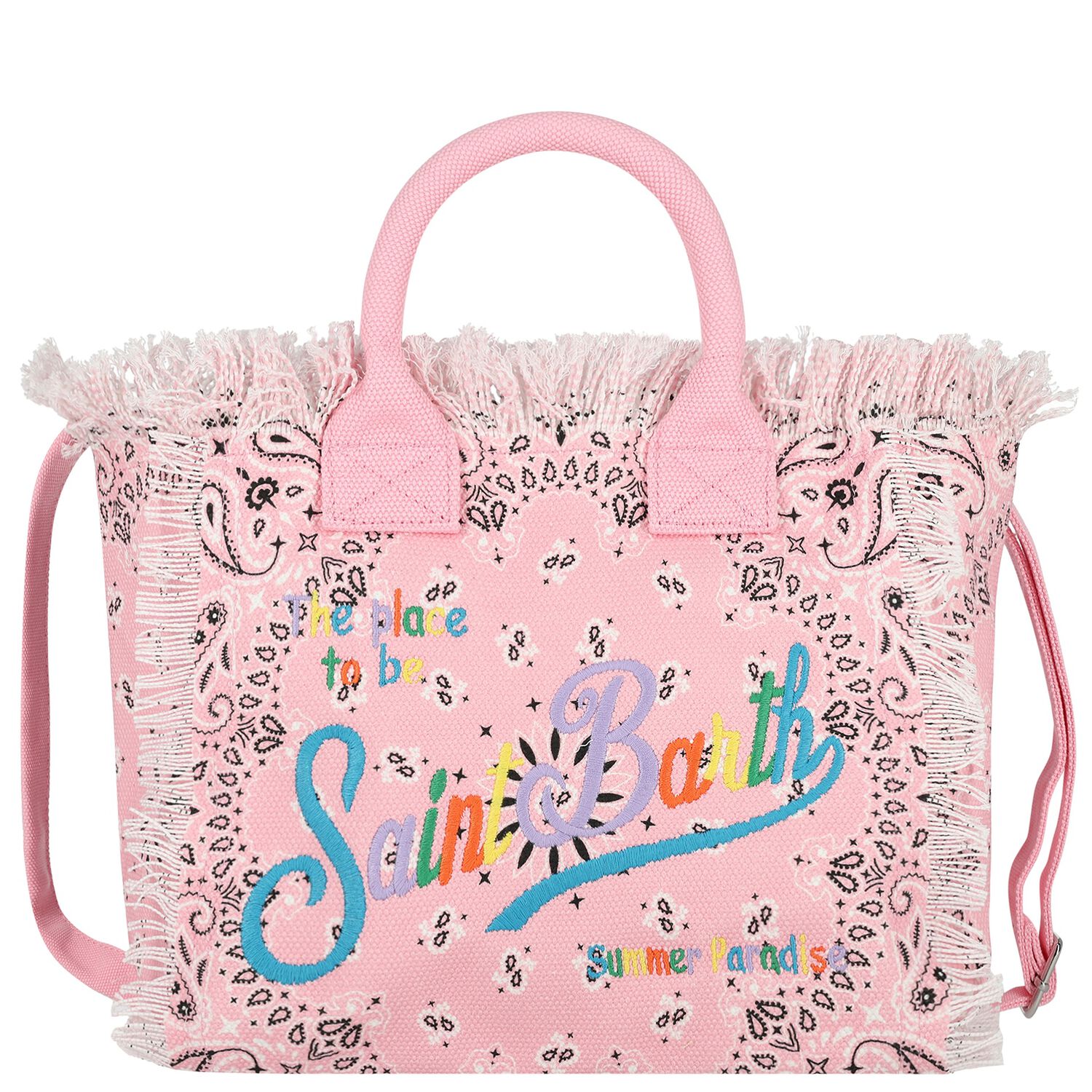 Girls Pink Colette Logo Tote Bag ( 30cm ), 1, hi-res