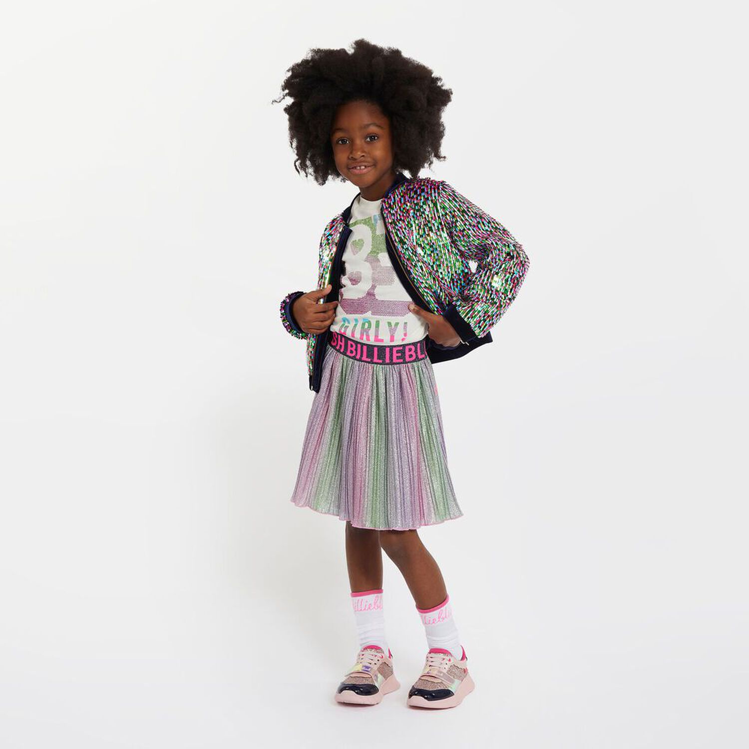 Girls Iridescent Sequins Jacket, 1, hi-res image number null