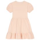 فستان بنات بالشعار باللون الوردى, 1, hi-res