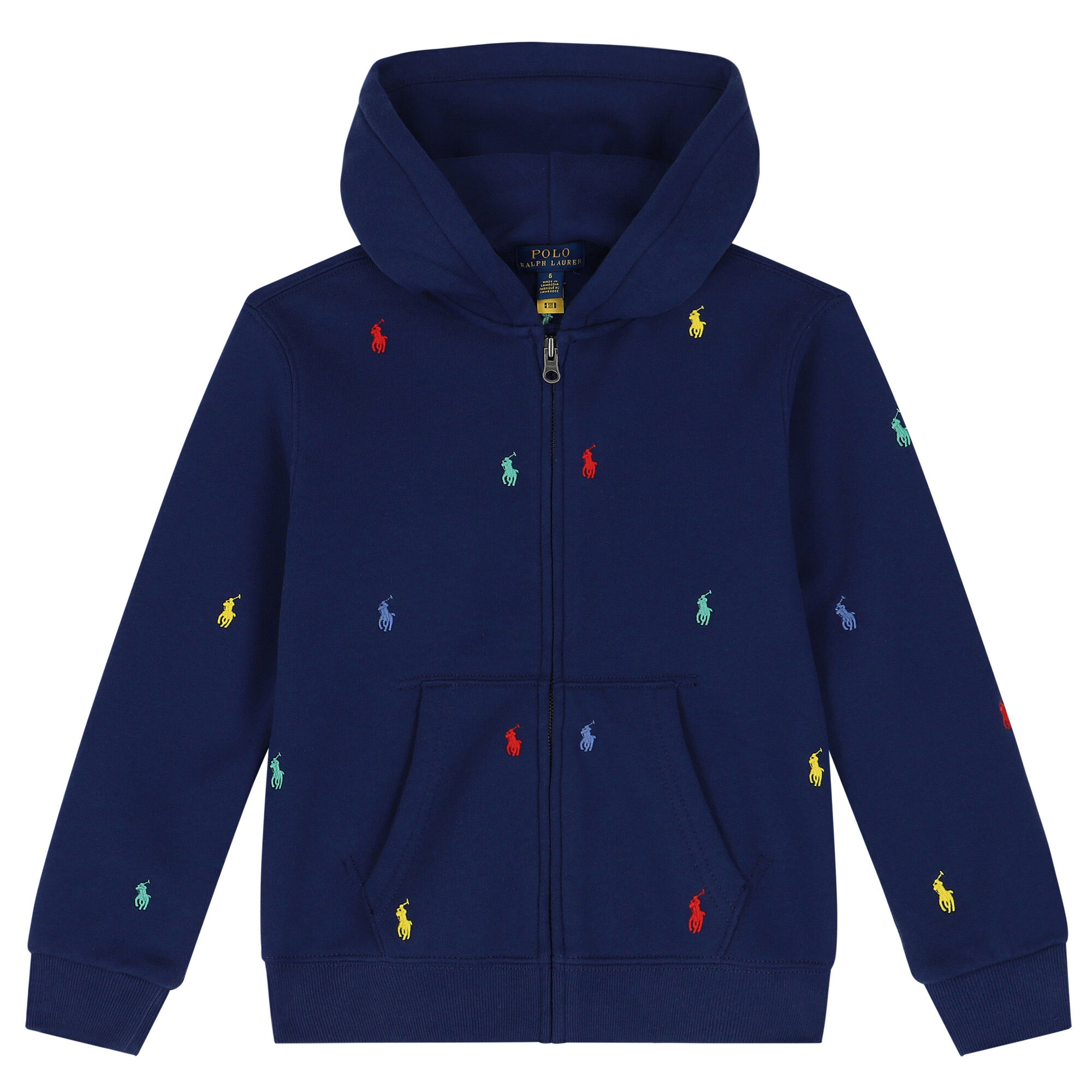 Navy blue polo zip up shop