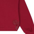 Girls Red Bow Tulle Skirt Set, 1, hi-res