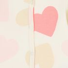 مجموعة هدايا أفرول على شكل قلب باللون العاجي والوردي للفتيات الصغيرات, 1, hi-res