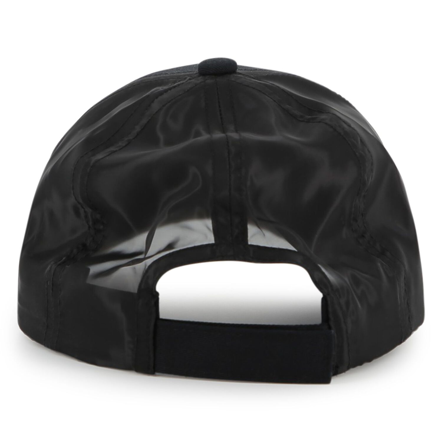 Girls Black Logo Cap, 1, hi-res