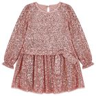 Girls Pink Embellished Dress, 1, hi-res