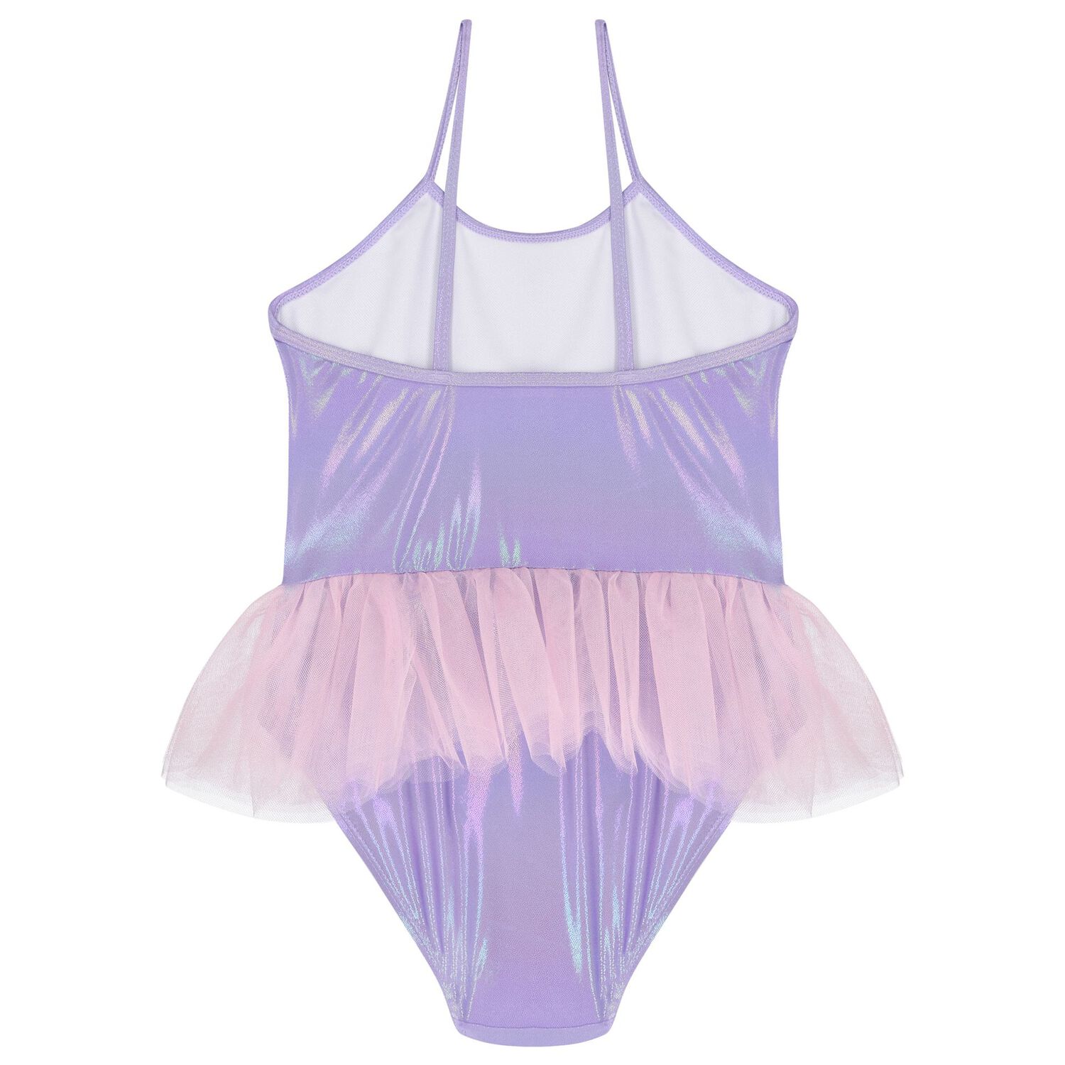 Girls Purple & Pink Swimsuit, 1, hi-res image number null