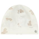 طقم هدايا افرول بطبعه تيدى بير باللون العاجى , 1, hi-res