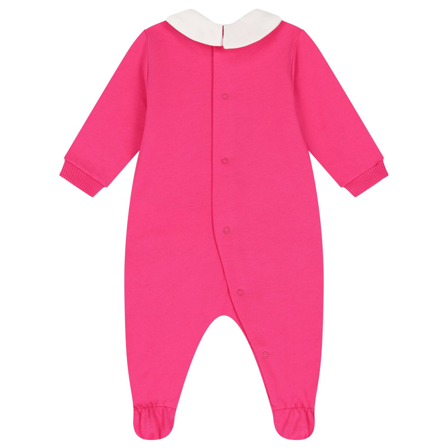 Baby Girls Pink Teddy Bear Logo Babygrow, 4, hi-res