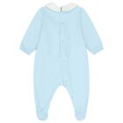 Blue & White Teddy Bear Logo Babygrow Gift Set, 3, hi-res