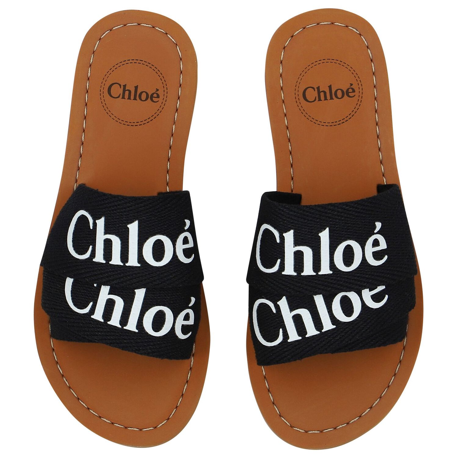 Girls Woody Logo Sliders, 1, hi-res