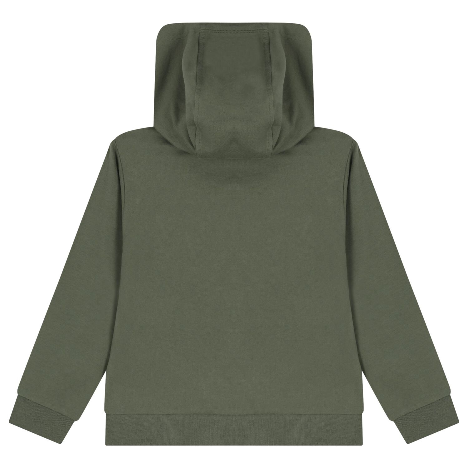 Boys Green Logo Hooded Top, 5, hi-res