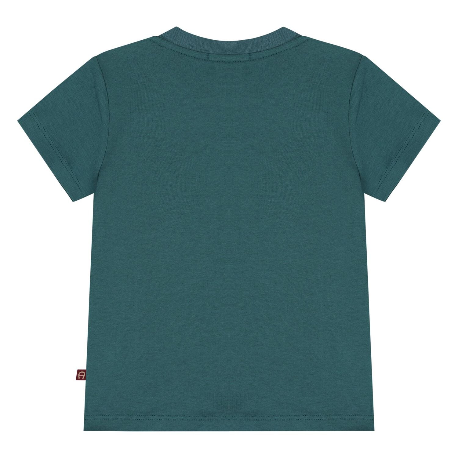 Younger Boys Green Logo T-Shirt, 1, hi-res